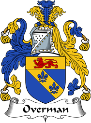 English Coat of Arms for the family Overman