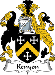 English Coat of Arms for the family Kenyon