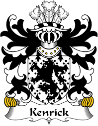 Welsh Coat of Arms for Kenrick (of Acton Burnell and Owre, Shropshire)