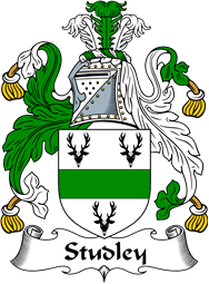 English Coat of Arms for the family Studley