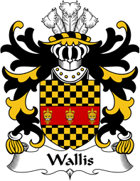 Welsh Coat of Arms for Wallis (of Llan-arth, Monmouthshire)