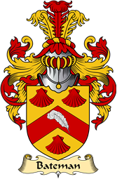 Irish Family Coat of Arms (v.23) for Bateman