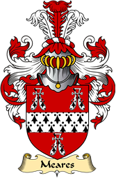 English Coat of Arms (v.23) for the family Meares