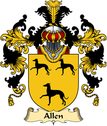 English Family Coat of Arms (v.25) Allen