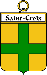 French Coat of Arms Badge for Saint-Croix