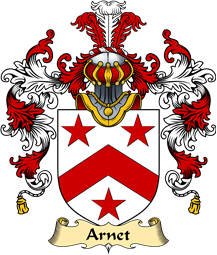 English Family Coat of Arms (v.25) Arnet