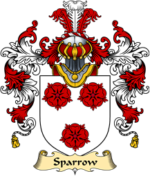English Family Coat of Arms (v.25) Sparrow
