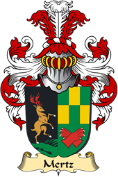 v.23 Coat of Family Arms from Germany for Mertz