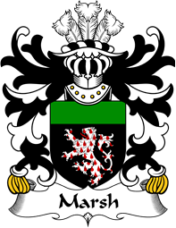 Welsh Coat of Arms for Marsh (of Flint)