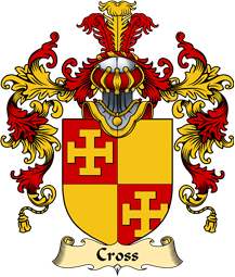 English Family Coat of Arms (v.25) Cross