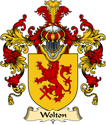 English Family Coat of Arms (v.25) Wolton