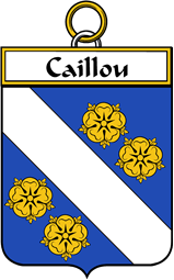 French Coat of Arms Badge for Caillou