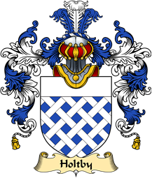English Family Coat of Arms (v.25) Holtby
