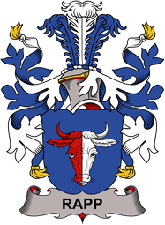 Norwegian Coat of Arms for Rapp