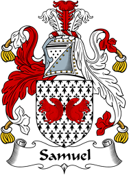 English Coat of Arms for the family Samuel