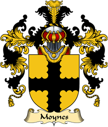 English Family Coat of Arms (v.25) Mohun or Moynes