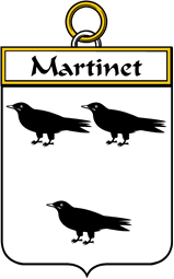 French Coat of Arms Badge for Martinet