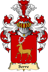 French Family Coat of Arms (v.23) for Serre