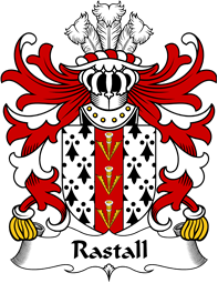 Welsh Coat of Arms for Rastall (of Tenby, Pembrokeshire)