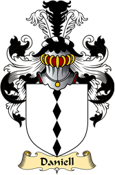 English Coat of Arms (v.23) for the family Daniell