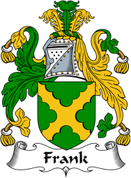 English Coat of Arms for the family Frank (e)