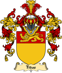 English Family Coat of Arms (v.25) Titus