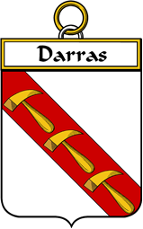 French Coat of Arms Badge for Darras