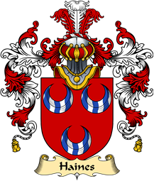 English Family Coat of Arms (v.25) Haines or Haynes