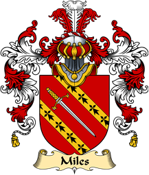 Irish Family Coat of Arms (v.25a) Miles or Moyles