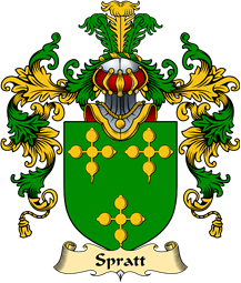 English Family Coat of Arms (v.25) Spratt