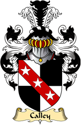 English Coat of Arms (v.23) for the family Calley