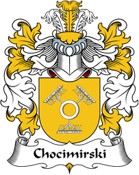 Polish Coat of Arms for Chocimirski or Chocimierski