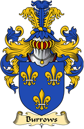 English Coat of Arms (v.23) for the family Burrows