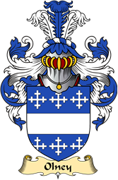 English Coat of Arms (v.23) for the family Olney