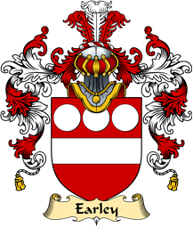 English Family Coat of Arms (v.25) Earley or Erly