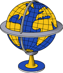 Globe Terrestrial on Pedestal