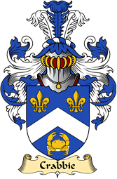 Scottish Family Coat of Arms (v.23) for Crab or Crabbie