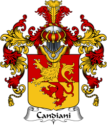 Italian Family Coat of Arms (v.25b) Candiani
