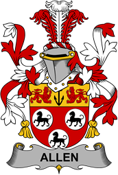 Irish Coat of Arms for Allen