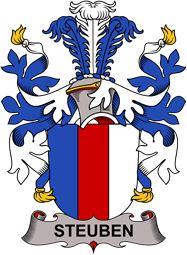 Coat of arms used by the Danish family Steuben