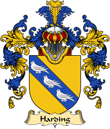 Irish Family Coat of Arms (v.25a) Harding