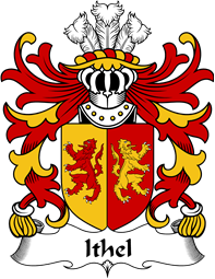 Welsh Coat of Arms for Ithel (ANWYL, Ap Bleddyn )