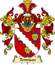 English Family Coat of Arms (v.25) Tennison