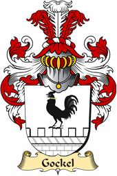 v.23 Coat of Family Arms from Germany for Gockel