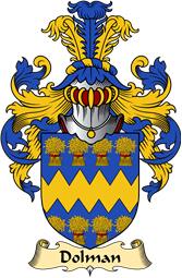 English Coat of Arms (v.23) for the family Dolman