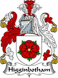 English Coat of Arms for the family Higginbotham