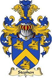 Welsh Family Coat of Arms (v.23) for Stephen (or Ystiffin)