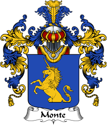 Italian Family Coat of Arms (v.25b) Monte