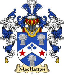 Irish Family Coat of Arms (v.25a) MacHatton or MacIlhatton