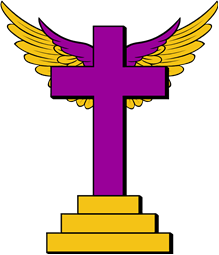 Cross, Calvary Winged